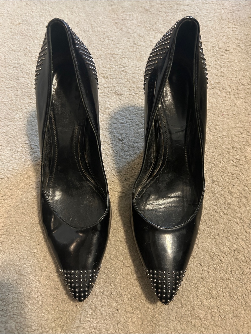 Burberry Vintage Studded Heels Size 38